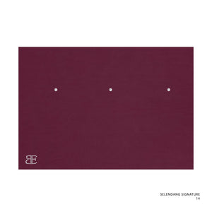 SHAWL SIGNATURE-14 (SANGRIA)