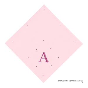 BAWAL WARNA SIGNATURE SERIF (A) - 1 (BARELY PINK)