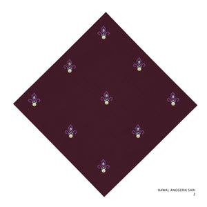 ANGGERIK SARI- 2 (BURGUNDY)