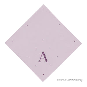 BAWAL WARNA SIGNATURE SERIF (A) - 2 (MAUVE SHADOW)