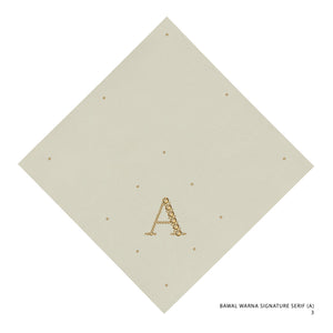 BAWAL WARNA SIGNATURE SERIF (A) - 3 (OYSTER GRAY)