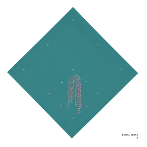 ZEBRA- 3 (TEAL)