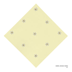BUNGA IXORA- 1 (PASTEL YELLOW)