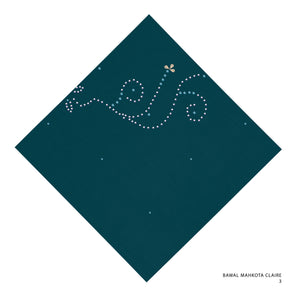 MAHKOTA CLAIRE - 3 (TEAL BLUE)