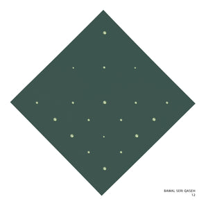 SERI QASEH - 12 (DARK GREEN)