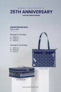 BE MONOGRAM TRAVEL BAG + TOTEBAG